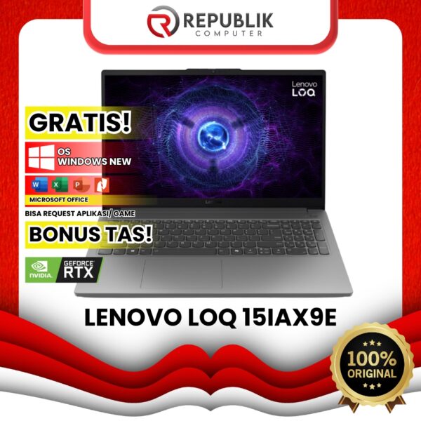 LENOVO LOQ 15IAX9E - INTEL CORE I5 12450HX - 12GB - SSD 512GB - RTX3050